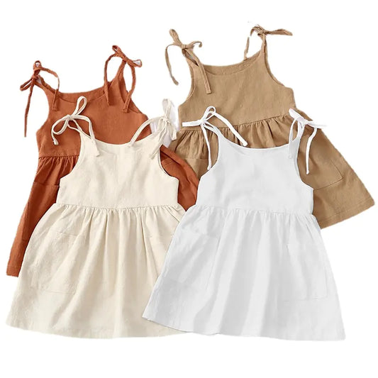 Sleeveless Cotton Toddler Dress | ZanziZest