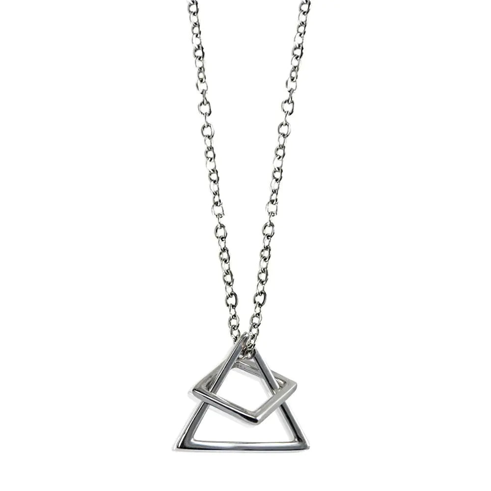 Sterling Silver Geo Game Necklace | ZanziZest