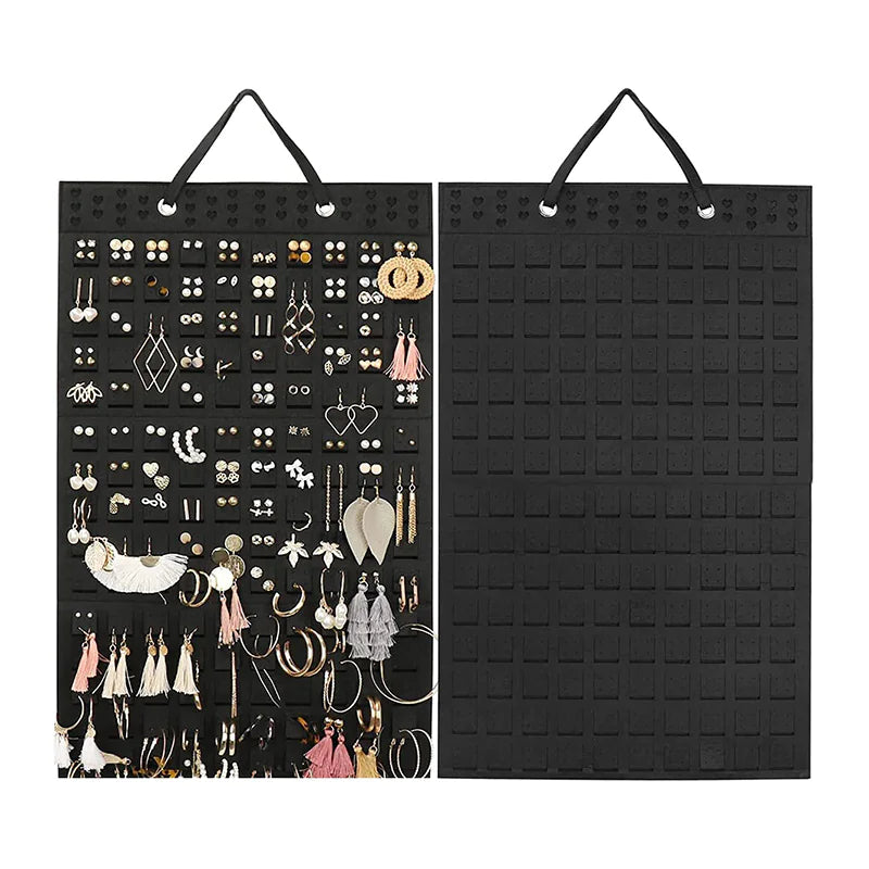 Chic Jewelry Organizer: Stylish Wall-Mounted Storage for Necklaces, Rings, Earrings, and Bracelets | ZanziZest