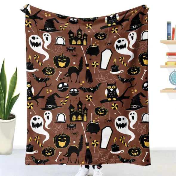 Spooky Comfort Flannel Blanket | ZanziZest