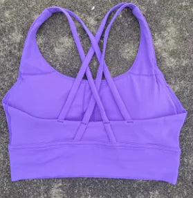 Women Cross Back Fitness Sport Bra | ZanziZest