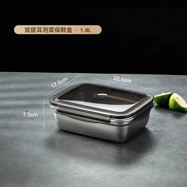 304 Stainless Steel Fresh-Keeping Box | ZanziZest