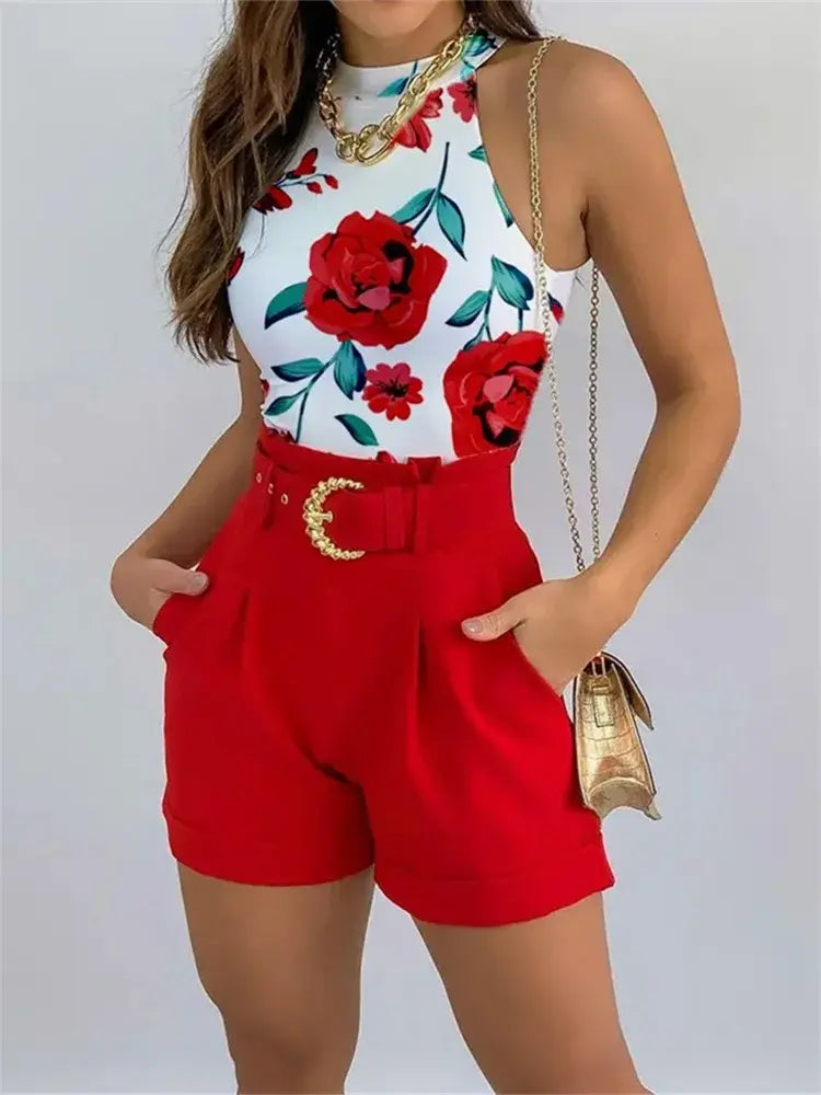 Summer Floral Two-Piece Set | ZanziZest