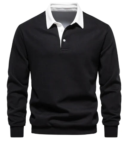 Men's Casual Polo Collar Sweater | ZanziZest