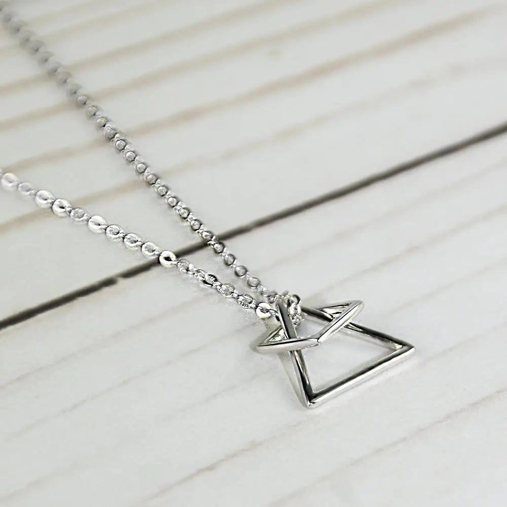 Sterling Silver Geo Game Necklace | ZanziZest