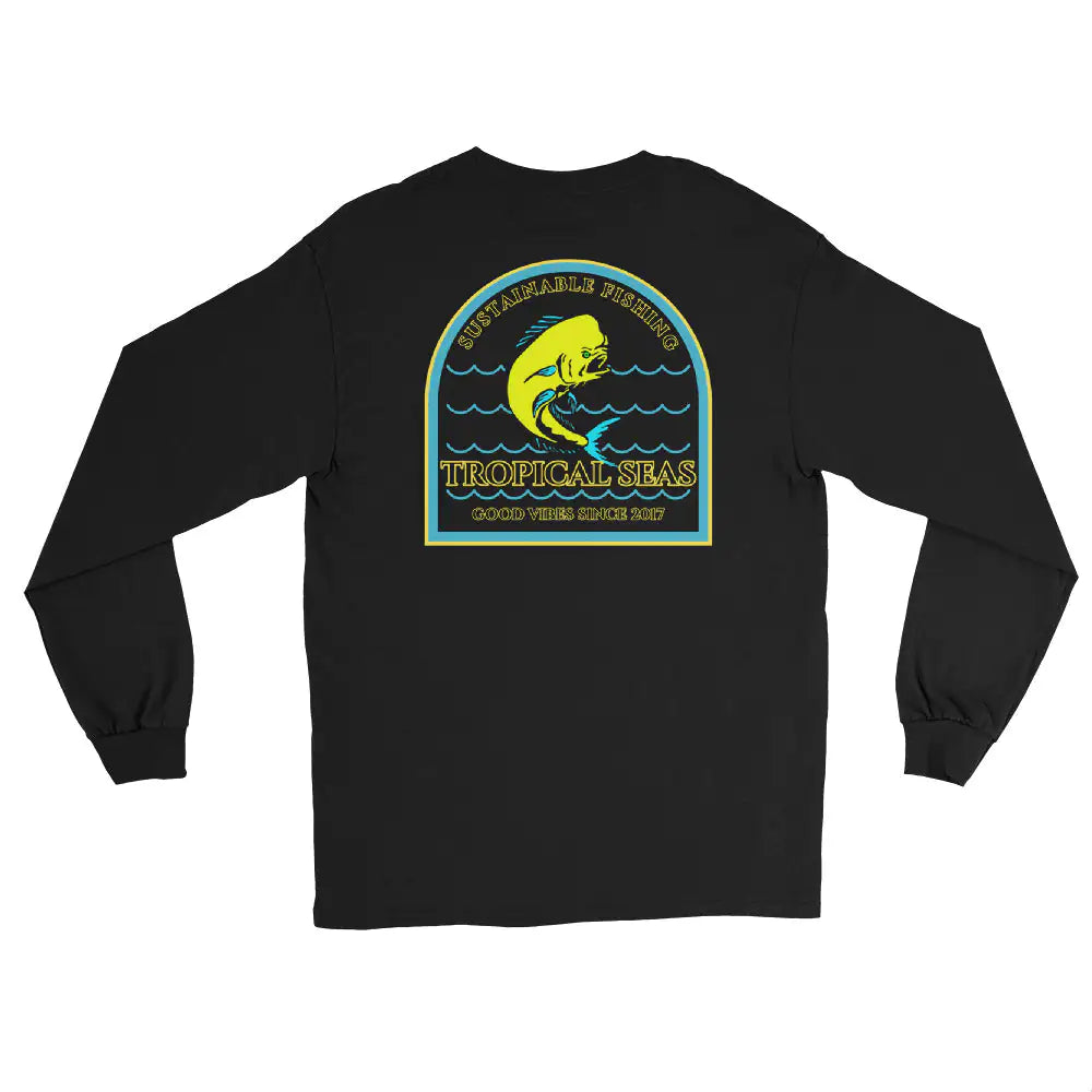 Men's Sustainable Fishing Mahi Mahi Long Sleeve Shirt | ZanziZest