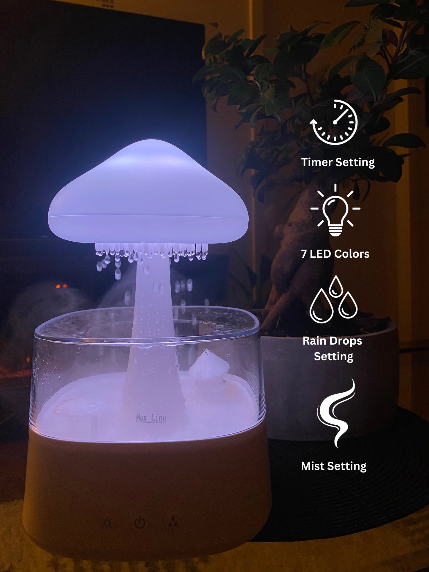 Mushroom Rain Cloud Air Humidifier | ZanziZest