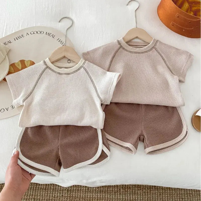 Korean Toddler Baby Pure Cotton Clothes | ZanziZest