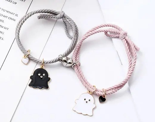 Ghost Emoji Couple Bracelet | ZanziZest