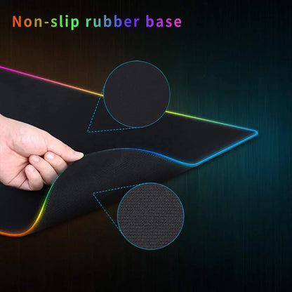 Gamer LED Mouse Pad Waterproof | ZanziZest