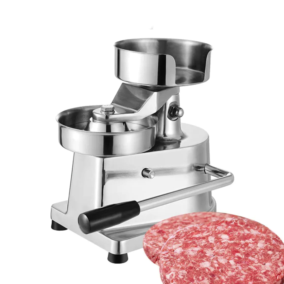 Stainless Steel Hamburger Press Meat Filling Machine | ZanziZest