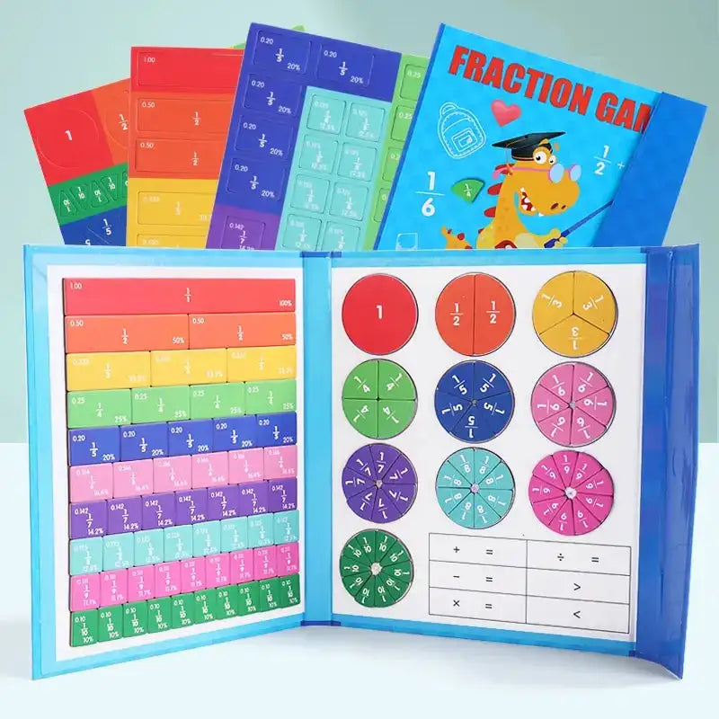 Children's Magnetic Fraction Book | ZanziZest